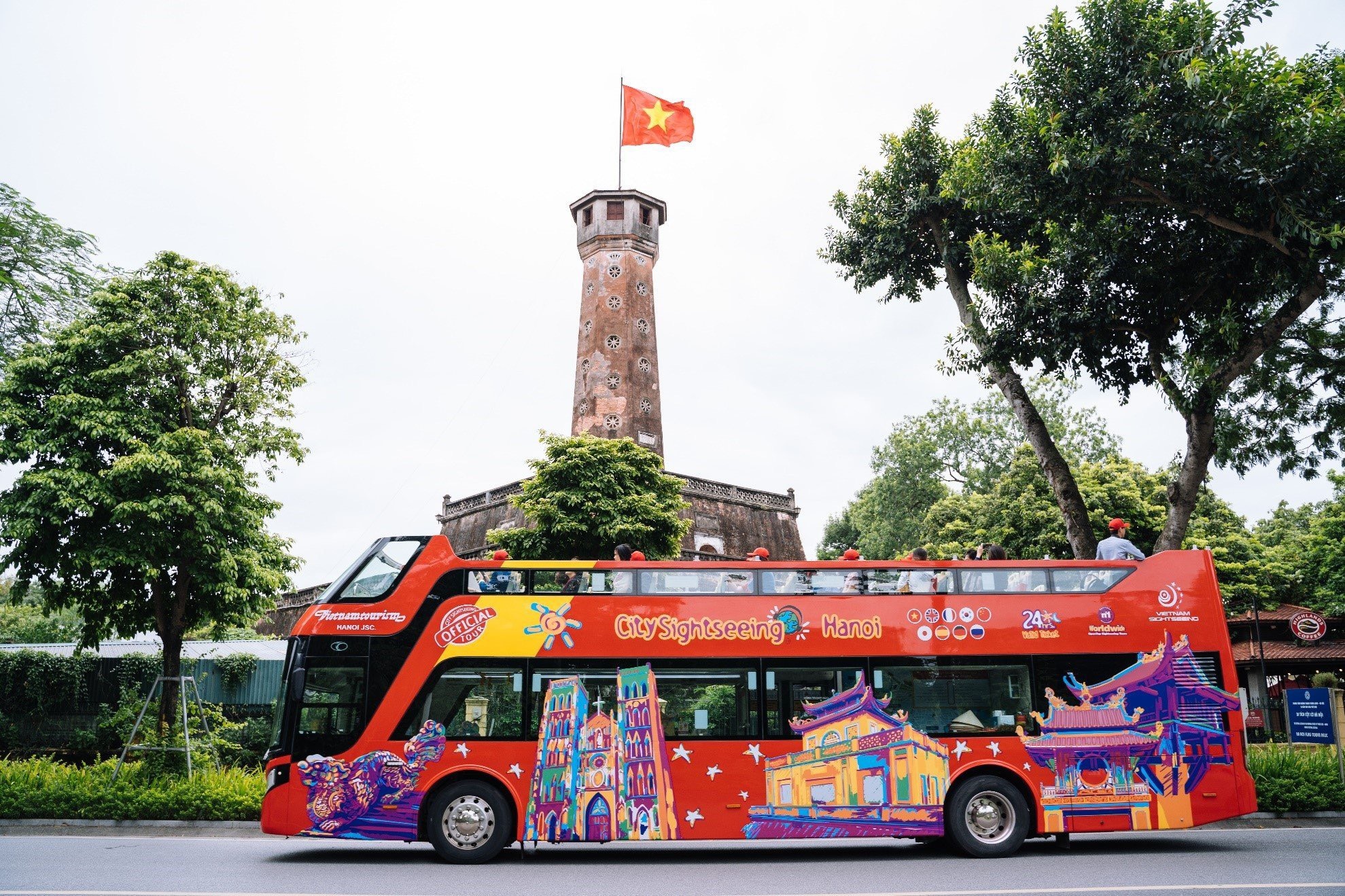 The Hanoi double-decker bus offers a unique way